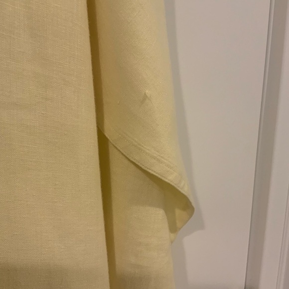 Murano Light Yellow Casual Button Down Shirt Long Sleeve Large - Picture 4 of 7